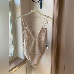 Urban Outfitters Thong Gold BodySuit